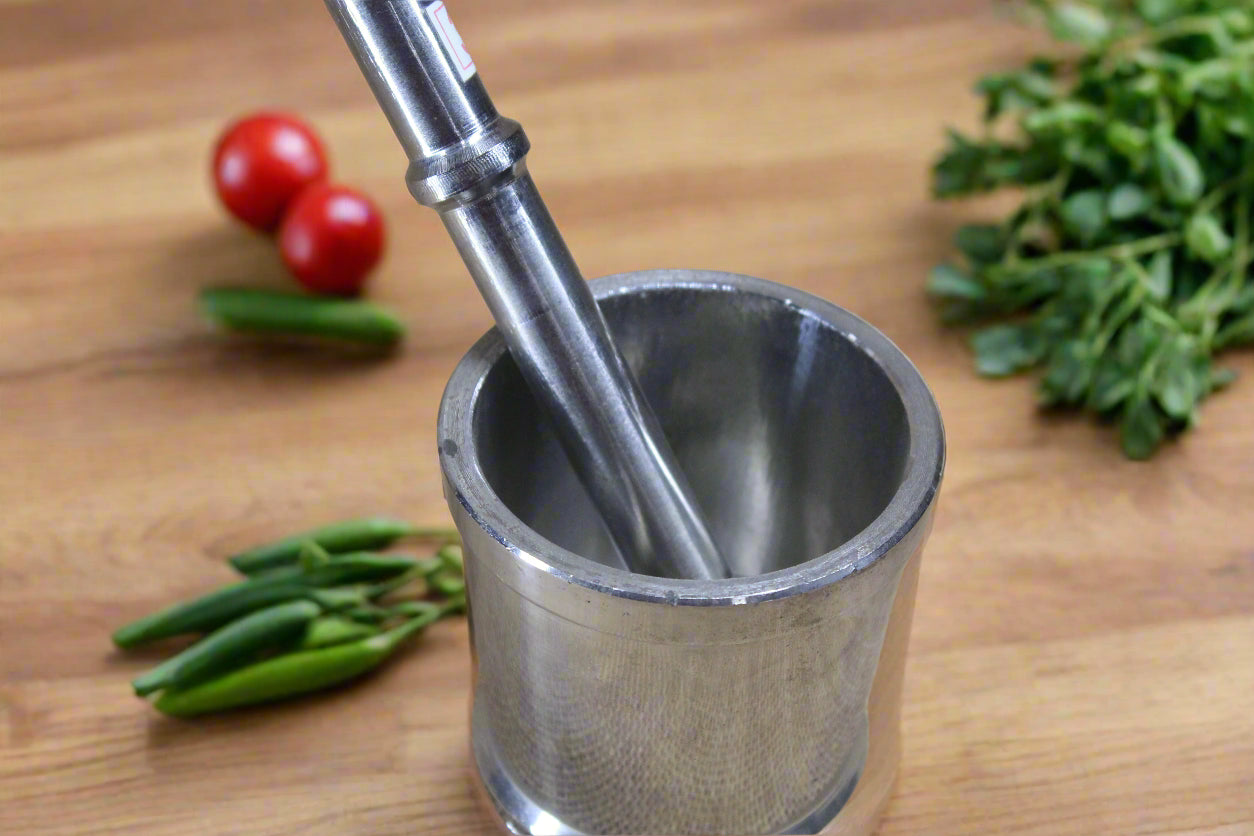 Stainless Steel Mortar and Pestle (Ural)