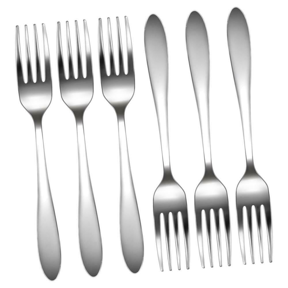 Stainless Steel Plain Table Fork, Set of 6 - Premium Stainless Steel from Cherakulam Vessels & Crockery - Just Rs. 265! Shop now at Cherakulam Vessels & Crockery