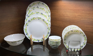 Cello Ceramic Dinner Set, 33 Pc - Buy Online from Cherakulam Vessels & Crockery