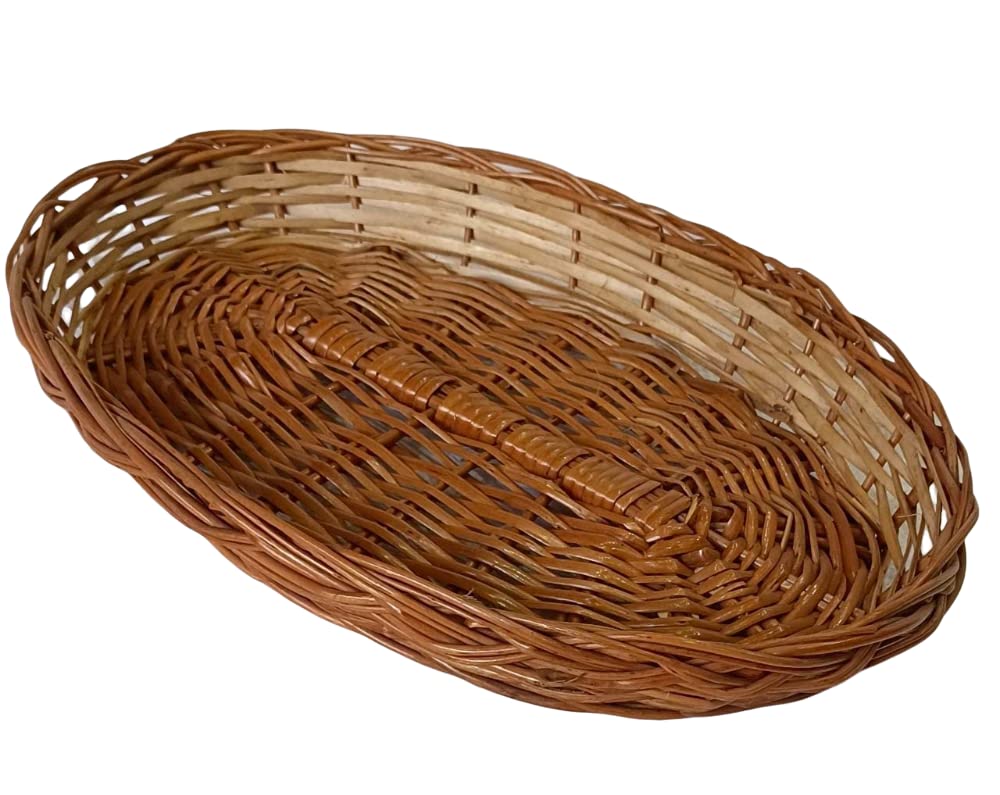 Multipurpose Bamboo Round Shape Cane Basket - Premium Bamboo from Cherakulam Vessels & Crockery - Just Rs. 122! Shop now at Cherakulam Vessels & Crockery