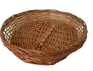 Multipurpose Bamboo Round Shape Cane Basket - Premium Bamboo from Cherakulam Vessels & Crockery - Just Rs. 122! Shop now at Cherakulam Vessels & Crockery