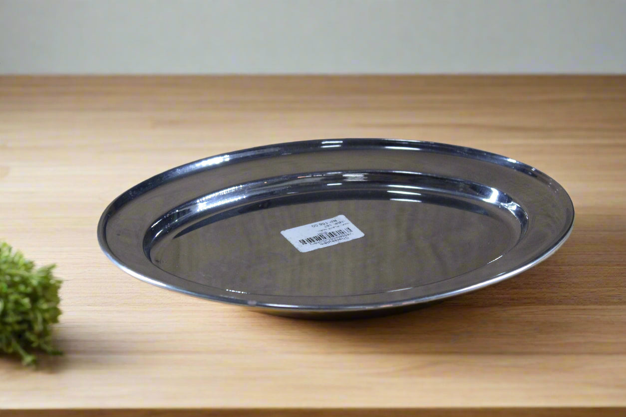 Stainless Steel Oval Plate