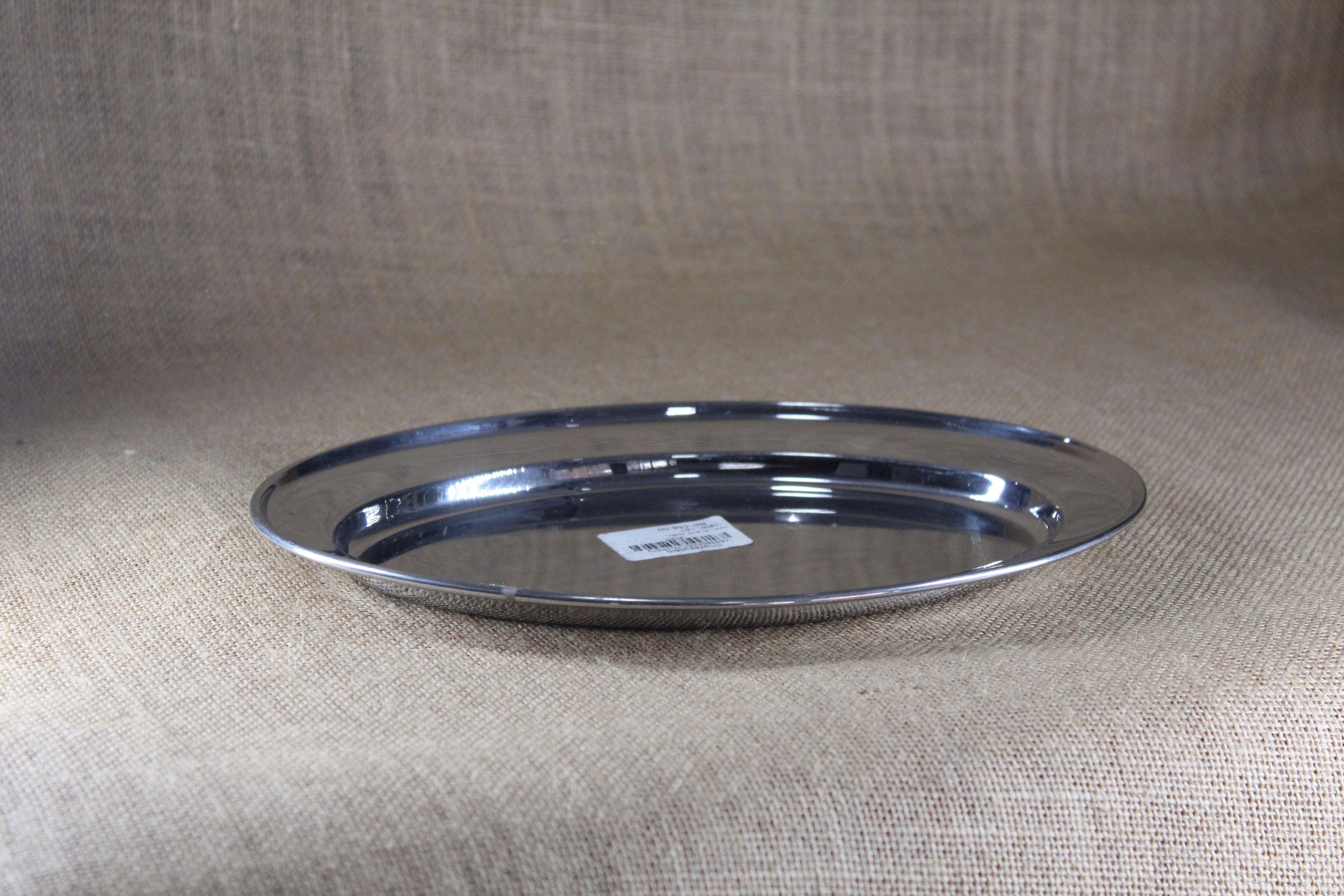 Stainless Steel Oval Plate - Premium Stainless Steel from Cherakulam Vessels & Crockery - Just Rs. 157! Shop now at Cherakulam Vessels & Crockery