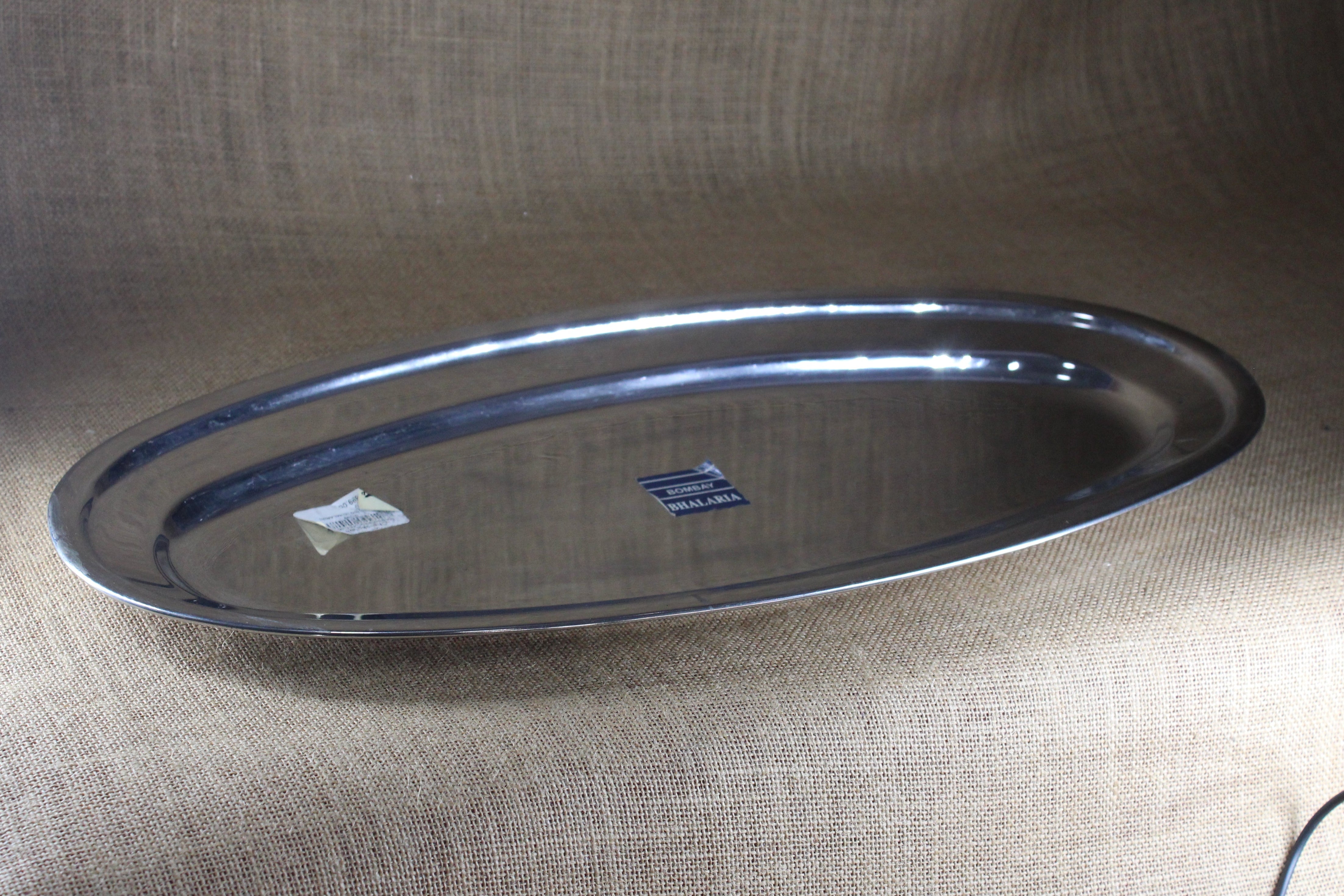 Stainless Steel Oval Plate Big