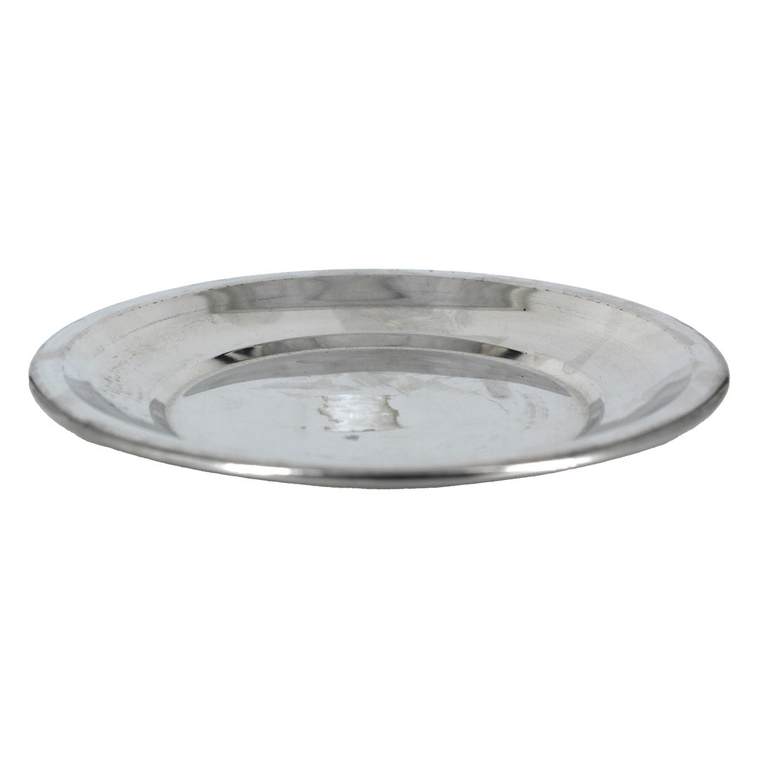 Stainless Steel Tea Plate - Premium Stainless Steel from Cherakulam Vessels & Crockery - Just Rs. 30! Shop now at Cherakulam Vessels & Crockery