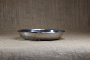 Stainless Steel Small  Plate Set Of 4 - Premium Stainless Steel from Cherakulam Vessels & Crockery - Just Rs. 160! Shop now at Cherakulam Vessels & Crockery