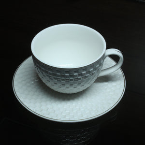 Vigneto Cup And Saucer,  Set of 6 Nos - Premium Ceramic from Vigneto - Just Rs. 2099! Shop now at Cherakulam Vessels & Crockery
