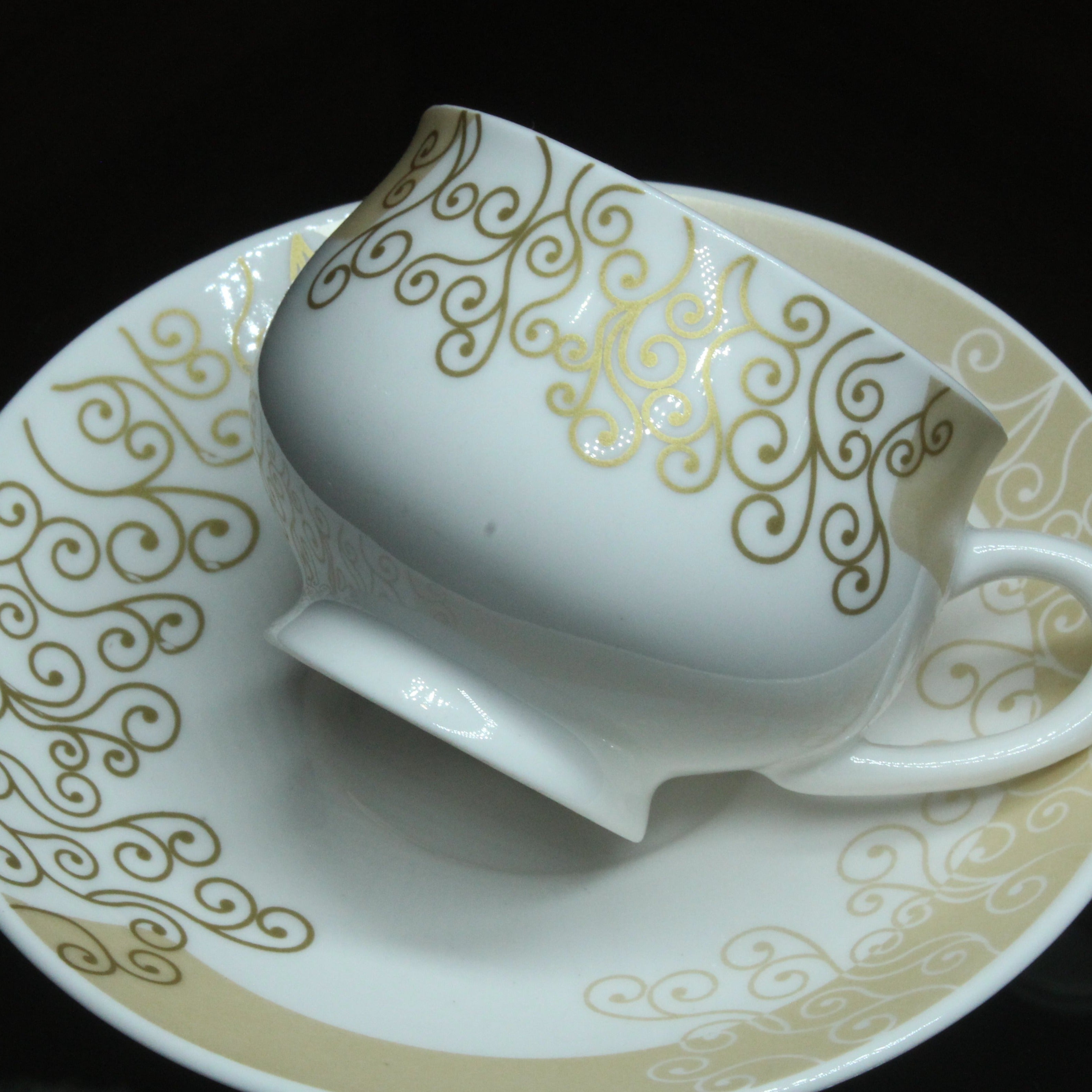 Data Cup And Saucer, Set Of 6 Nos - Premium Ceramic from Data - Just Rs. 880! Shop now at Cherakulam Vessels & Crockery