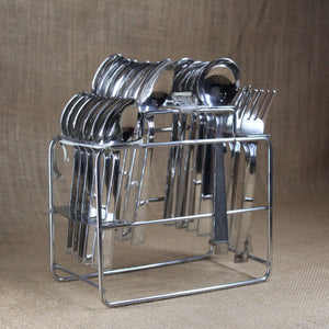 Stainless Steel Deep Fork And Spoon Set - Premium Stainless Steel from Cherakulam Vessels & Crockery - Just Rs. 1338! Shop now at Cherakulam Vessels & Crockery