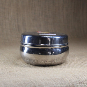 Stainless Steel  Round TiffinPlate - Premium Stainless Steel from Cherakulam Vessels & Crockery - Just Rs. 188! Shop now at Cherakulam Vessels & Crockery