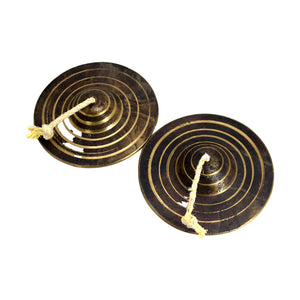 Elathalam Kansa Manjeera Cymbal Clapper Musical Instrument Bell 5 inches - Premium Brass from Cherakulam Vessels & Crockery - Just Rs. 2080! Shop now at Cherakulam Vessels & Crockery
