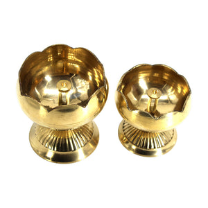 Brass Kamal Jyothi - Premium Brass from Cherakulam Vessels & Crockery - Just Rs. 180! Shop now at Cherakulam Vessels & Crockery