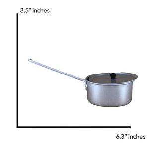 Sauce Pan, Aluminium,  3.5 inches - Premium Aluminium from Cherakulam Vessels & Crockery - Just Rs. 163! Shop now at Cherakulam Vessels & Crockery