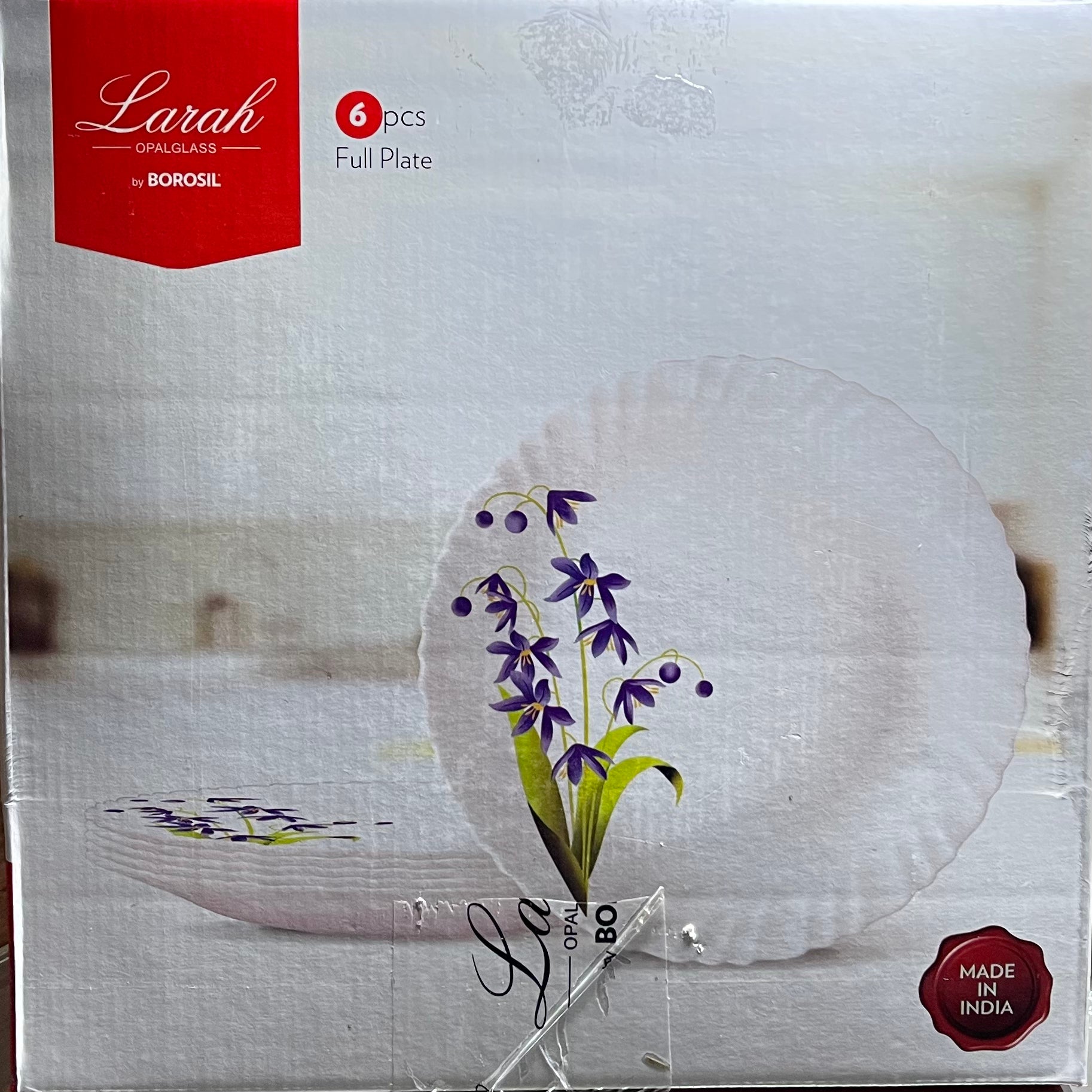 Borosil 11 Inch Ceramic Plate, Set of 6 - Premium Ceramic from Cello - Just Rs. 1025! Shop now at Cherakulam Vessels & Crockery