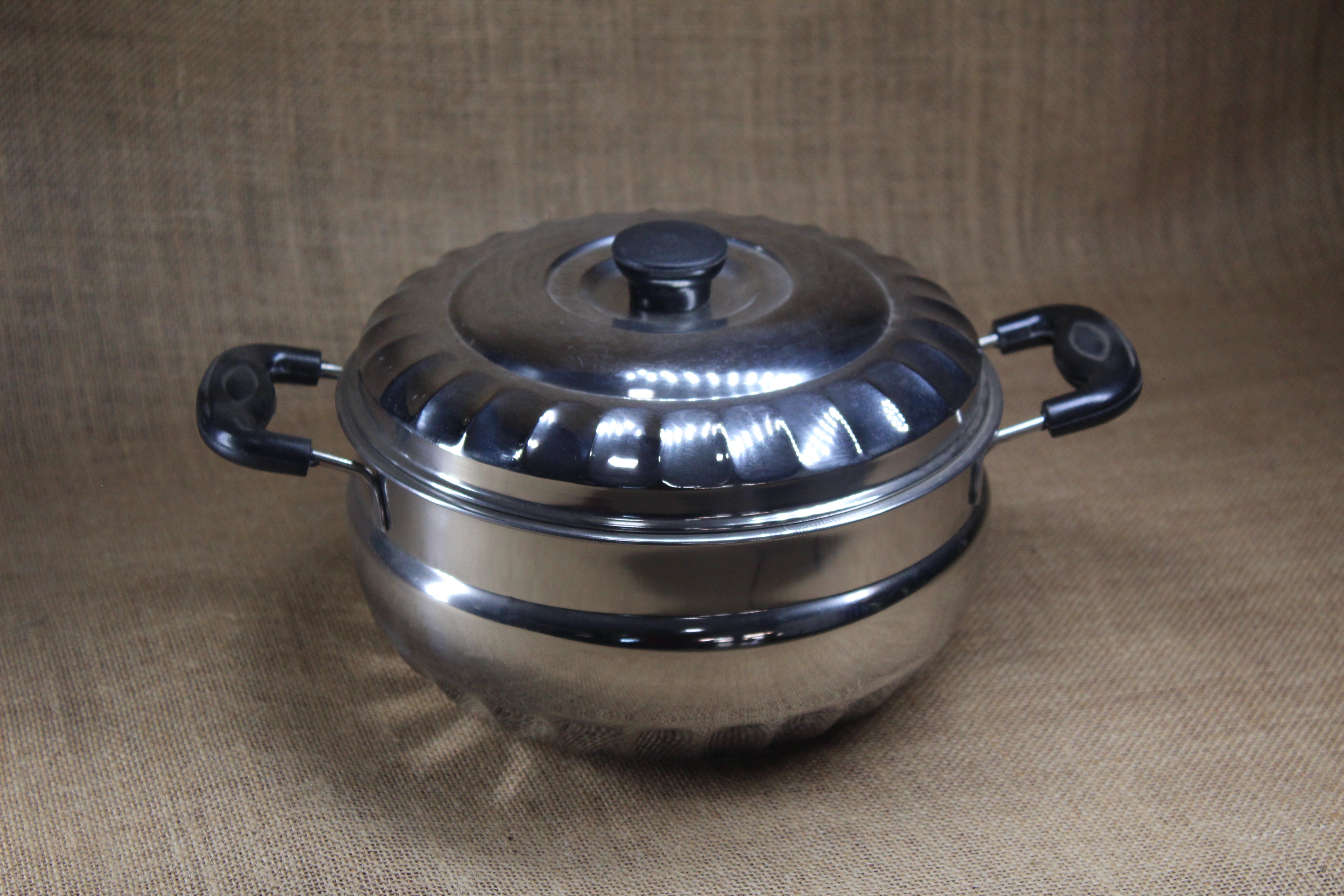 Stainless Steel Apple Round Kadai