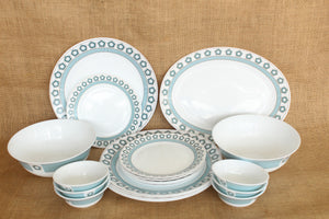 Borosil Ceramic Dinner Set, 21 Pc - Premium Ceramic from Borosil - Just Rs. 3499! Shop now at Cherakulam Vessels & Crockery