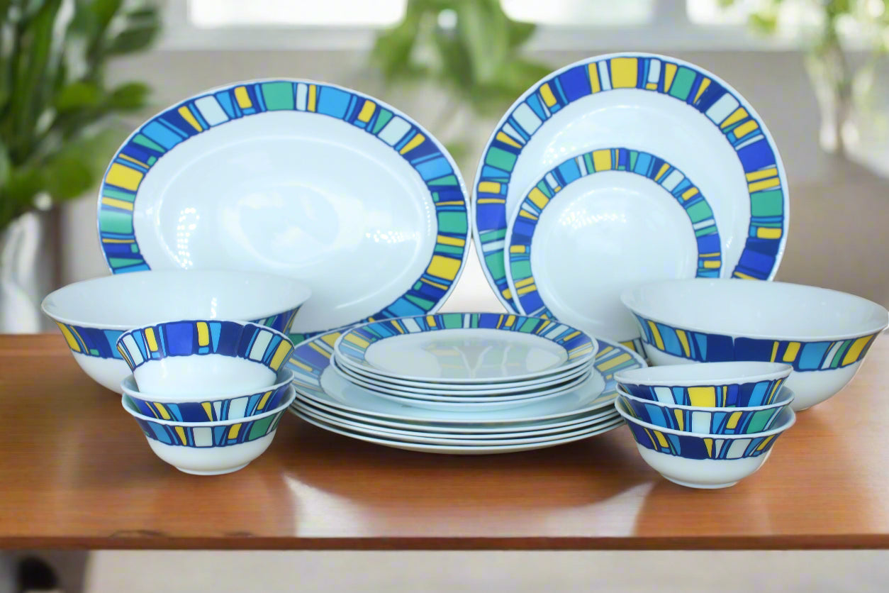 Borosil Ceramic Dinner Set, 21 Pc - Buy Online from Cherakulam Vessels & Crockery