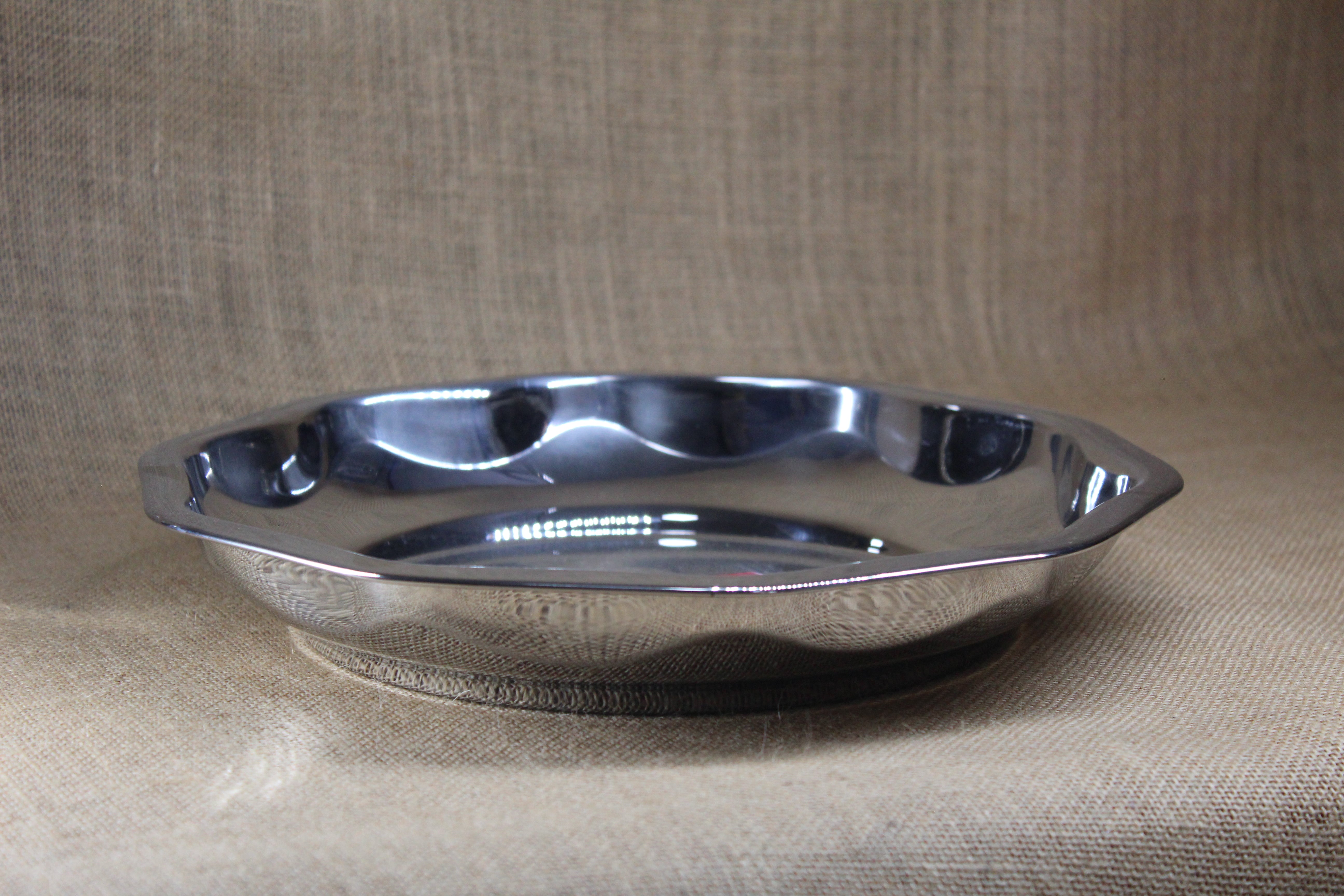 Stainless Steel Wedding Parath - Premium Stainless Steel from Cherakulam Vessels & Crockery - Just Rs. 147! Shop now at Cherakulam Vessels & Crockery