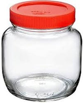YERA Clear Crystal Glass Jar, 250g - Buy Online from Cherakulam Vessels & Crockery