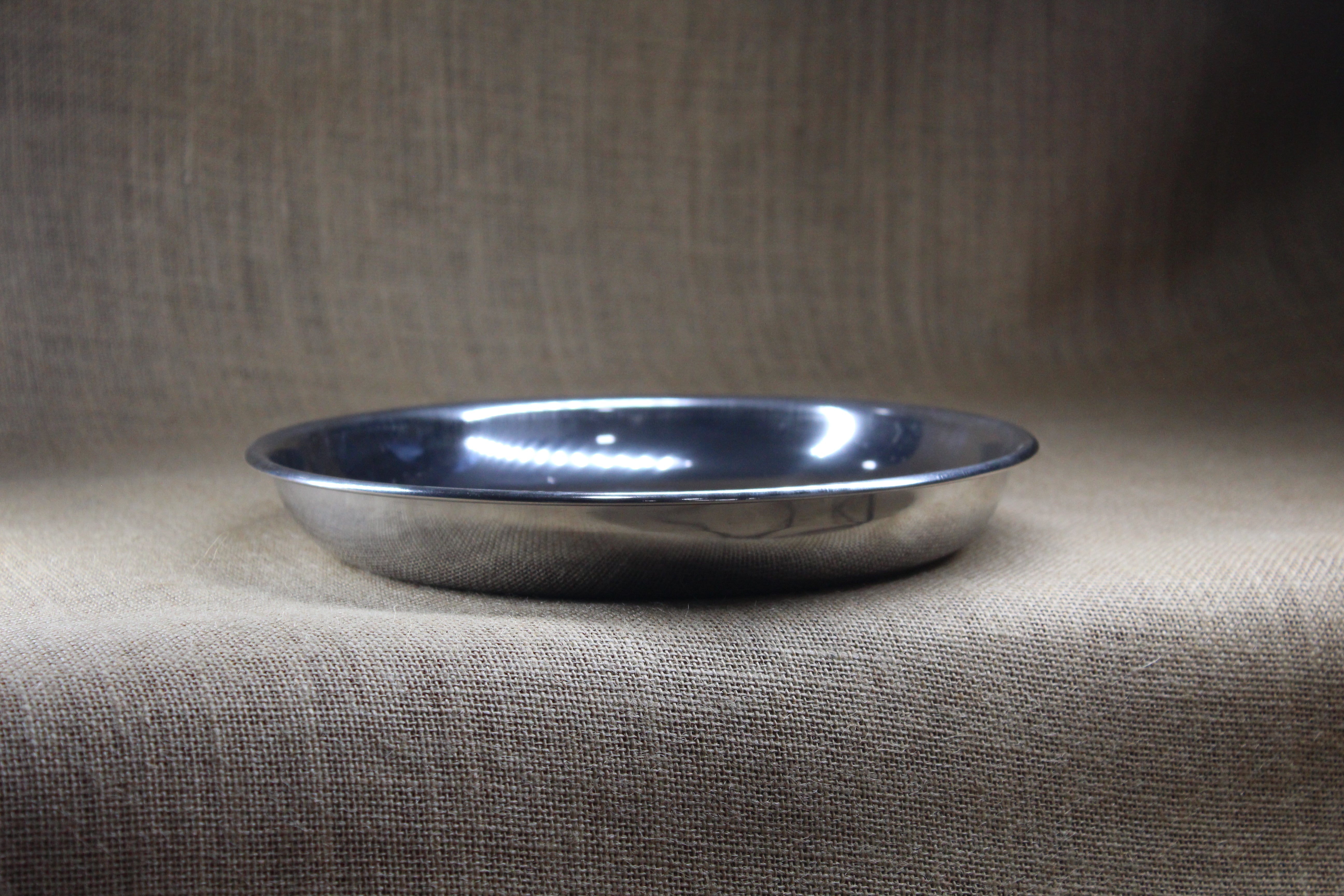 Stainless Steel Rice Plate - Premium Stainless Steel from Cherakulam Vessels & Crockery - Just Rs. 87! Shop now at Cherakulam Vessels & Crockery