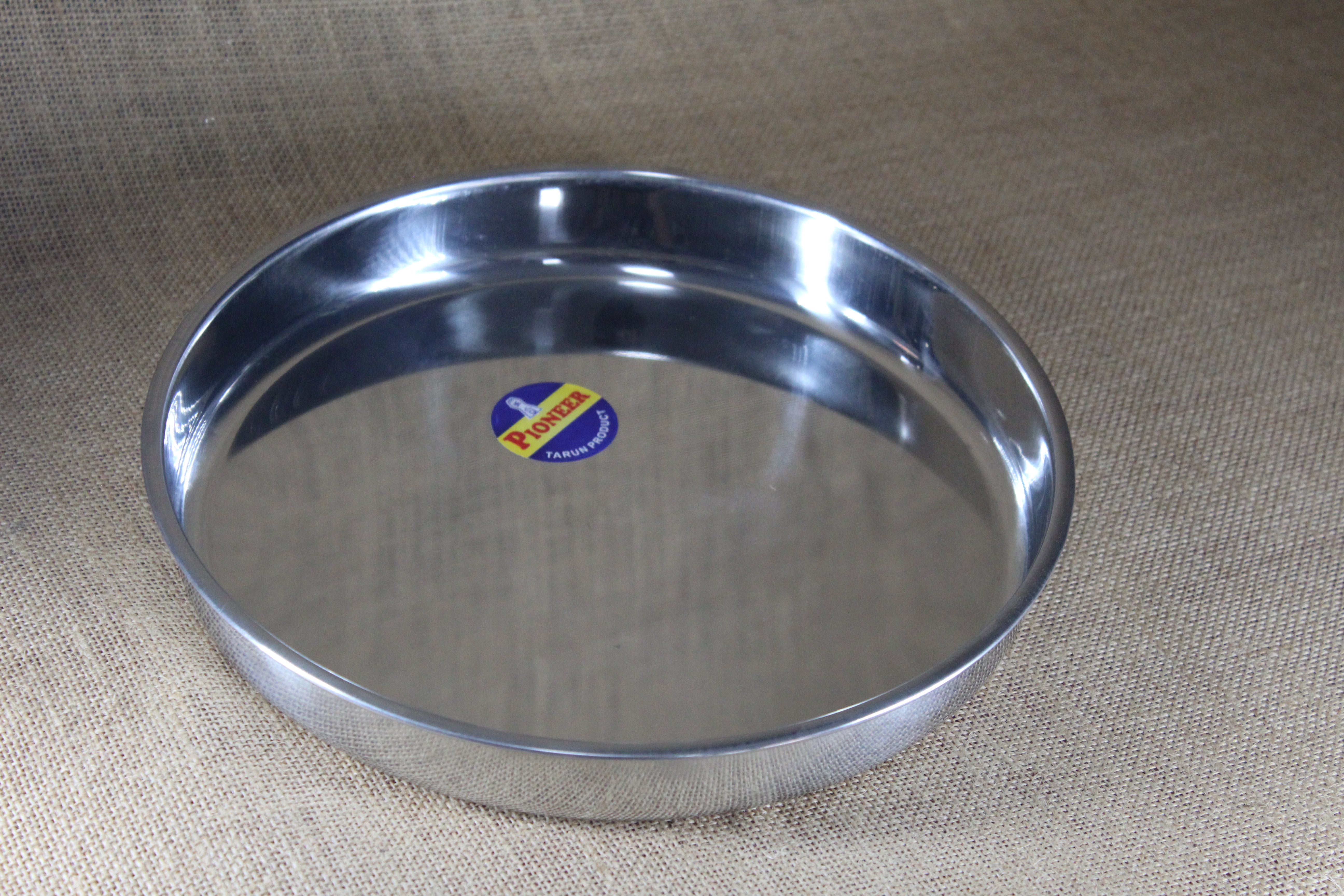 Stainless Steel Rice Plate - Premium Stainless Steel from Cherakulam Vessels & Crockery - Just Rs. 54! Shop now at Cherakulam Vessels & Crockery