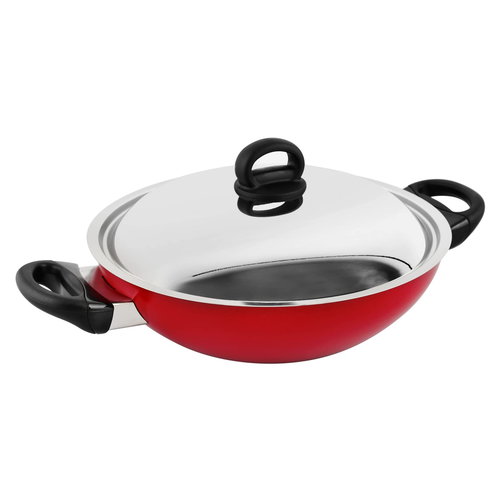 Stainless Steel Kadai Pan - Premium Stainless Steel from Prestige - Just Rs. 1115! Shop now at Cherakulam Vessels & Crockery