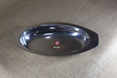 Stainless Steel Oval Curry Plate