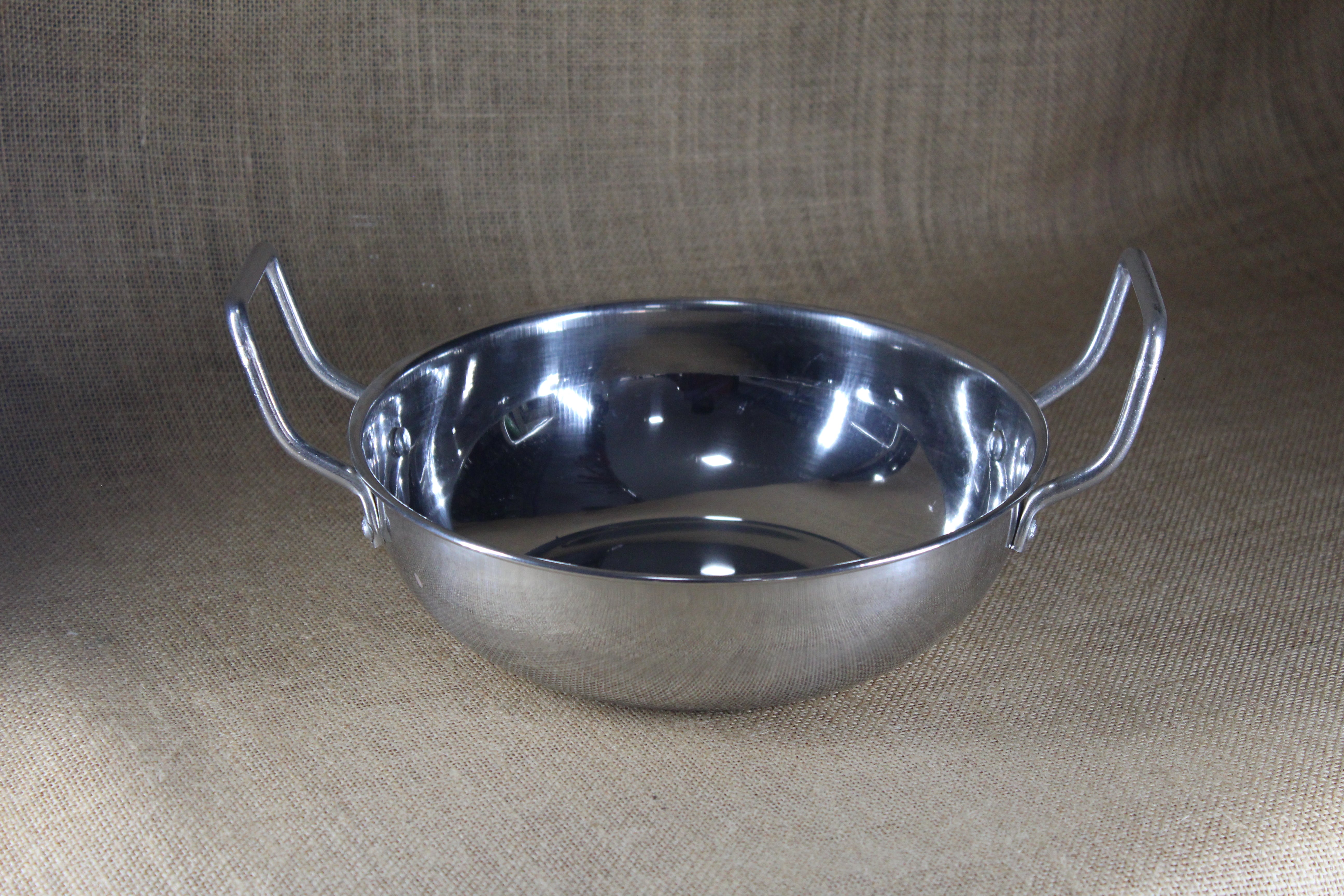 Stainless Steel Cheena Chatty-Kadhai