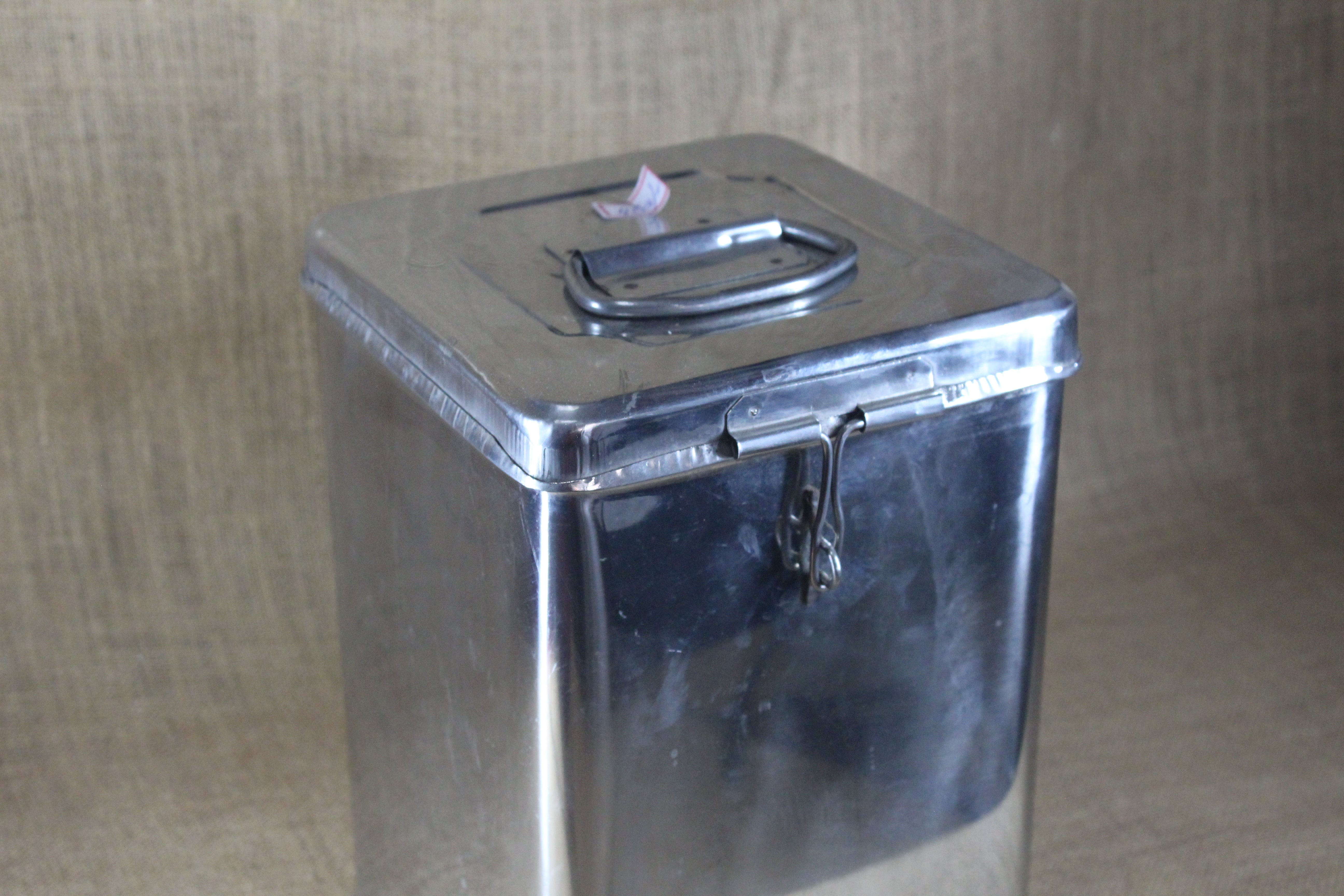 Stainless Steel Square Tin
