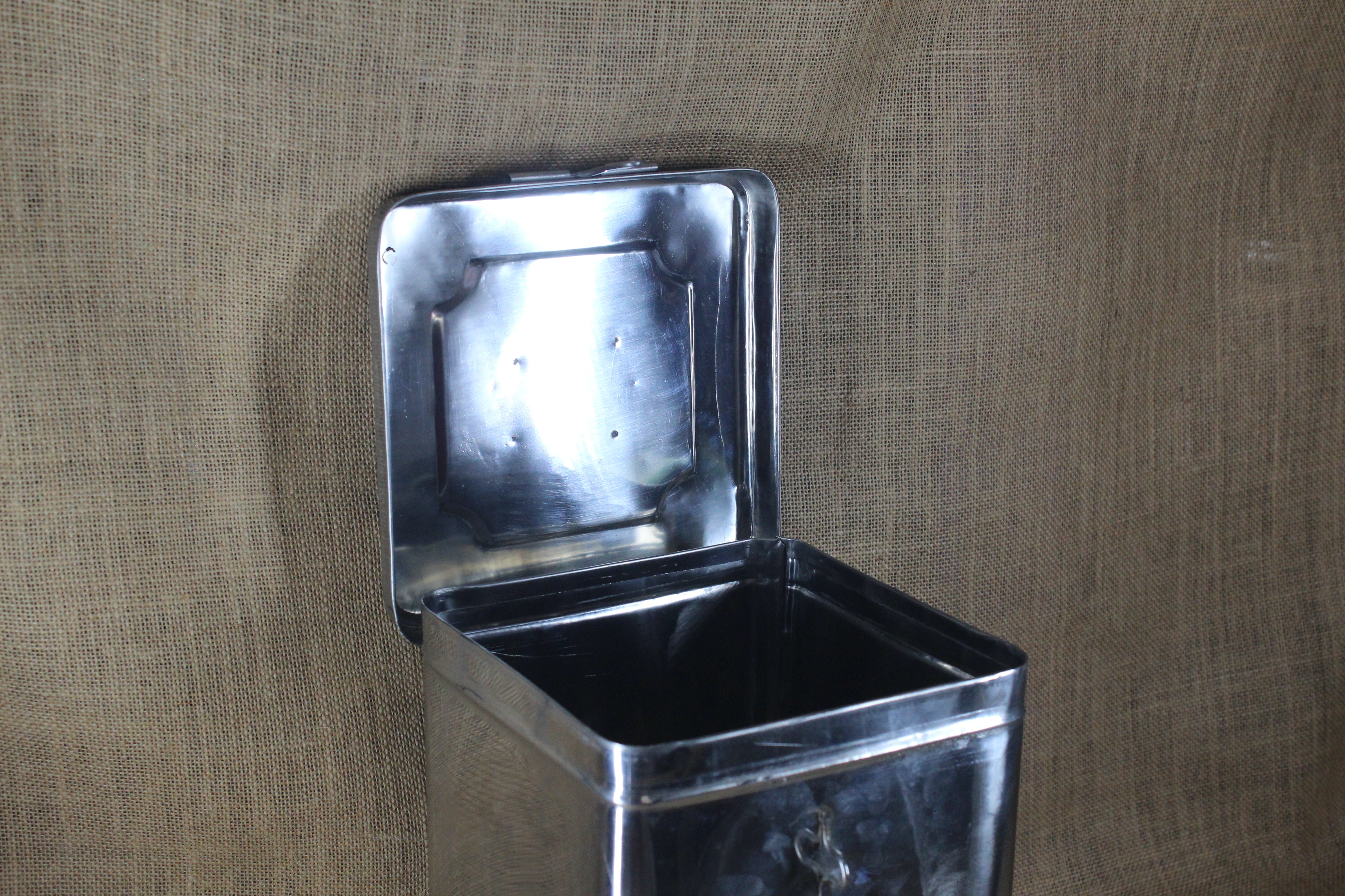 Stainless Steel Square Tin