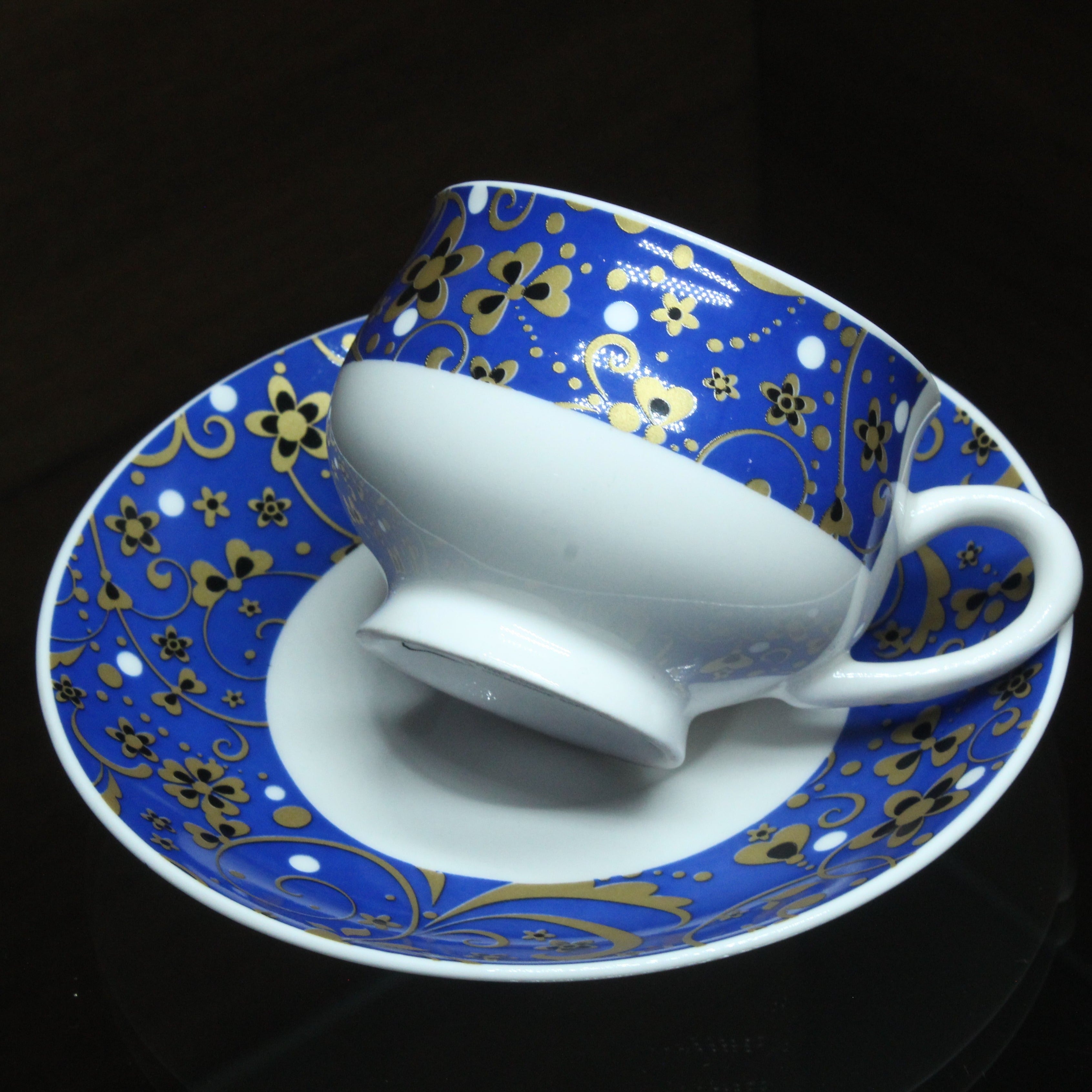 Data Cup And Saucer, Set Of 6 Nos - Premium Ceramic from Data - Just Rs. 880! Shop now at Cherakulam Vessels & Crockery