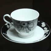 Data Cup And Saucer, Set Of 6 Nos - Buy Online from Cherakulam Vessels & Crockery
