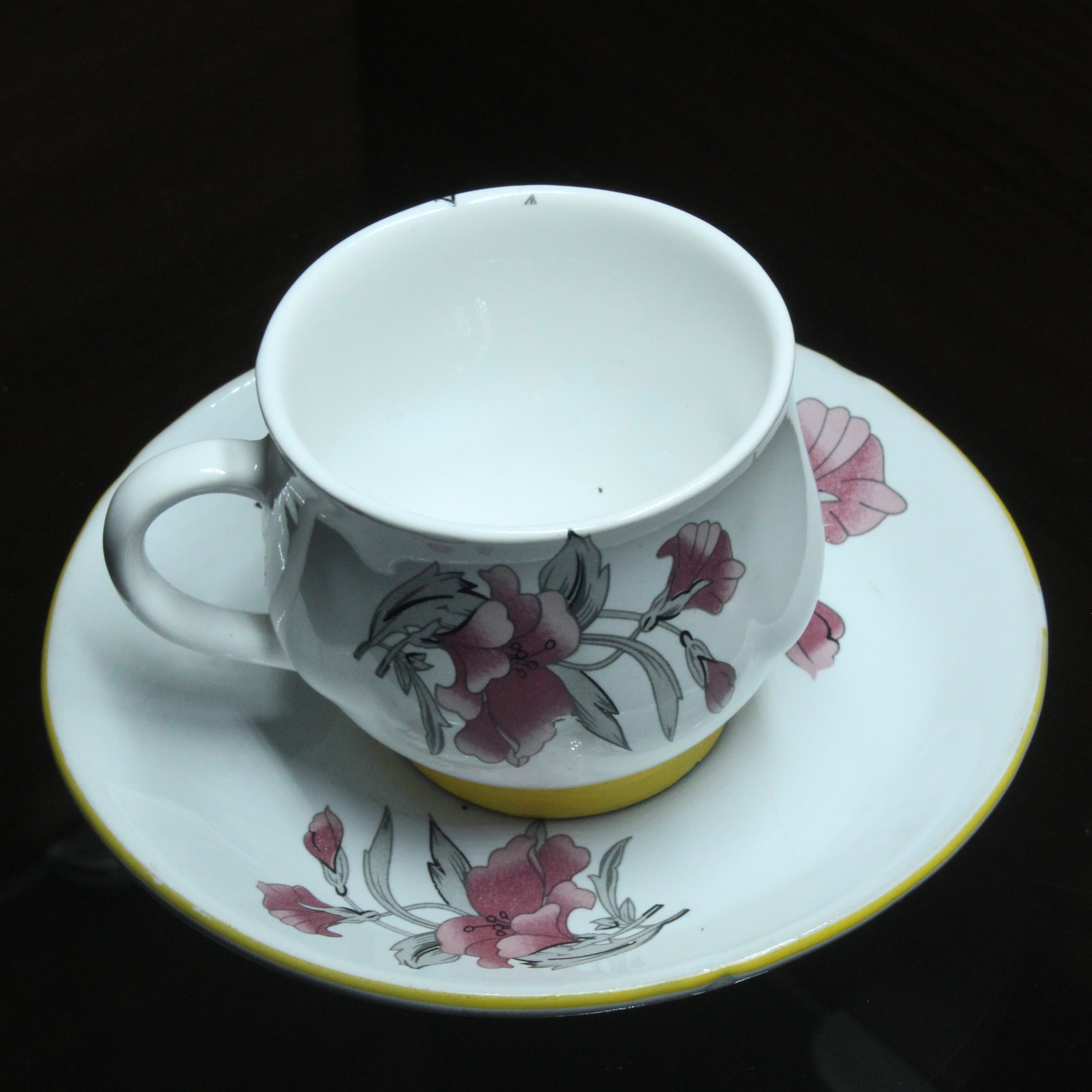 Cup And Saucer, 6 Nos - Buy Online from Cherakulam Vessels & Crockery