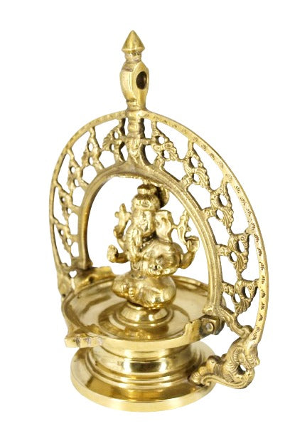 HANGING GANAPATI LAMP - Premium  from Cherakulam Vessels & Crockery - Just Rs. 7000! Shop now at Cherakulam Vessels & Crockery