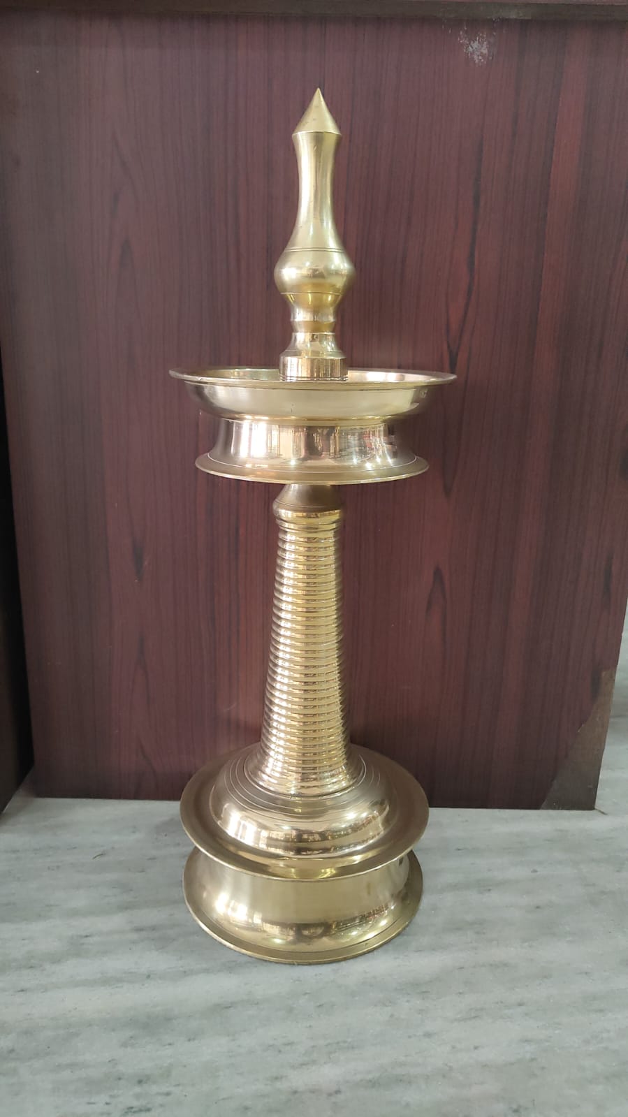 NILAVILAKKU 26" - Premium Brass from Cherakulam Vessels & Crockery - Just Rs. 6100! Shop now at Cherakulam Vessels & Crockery