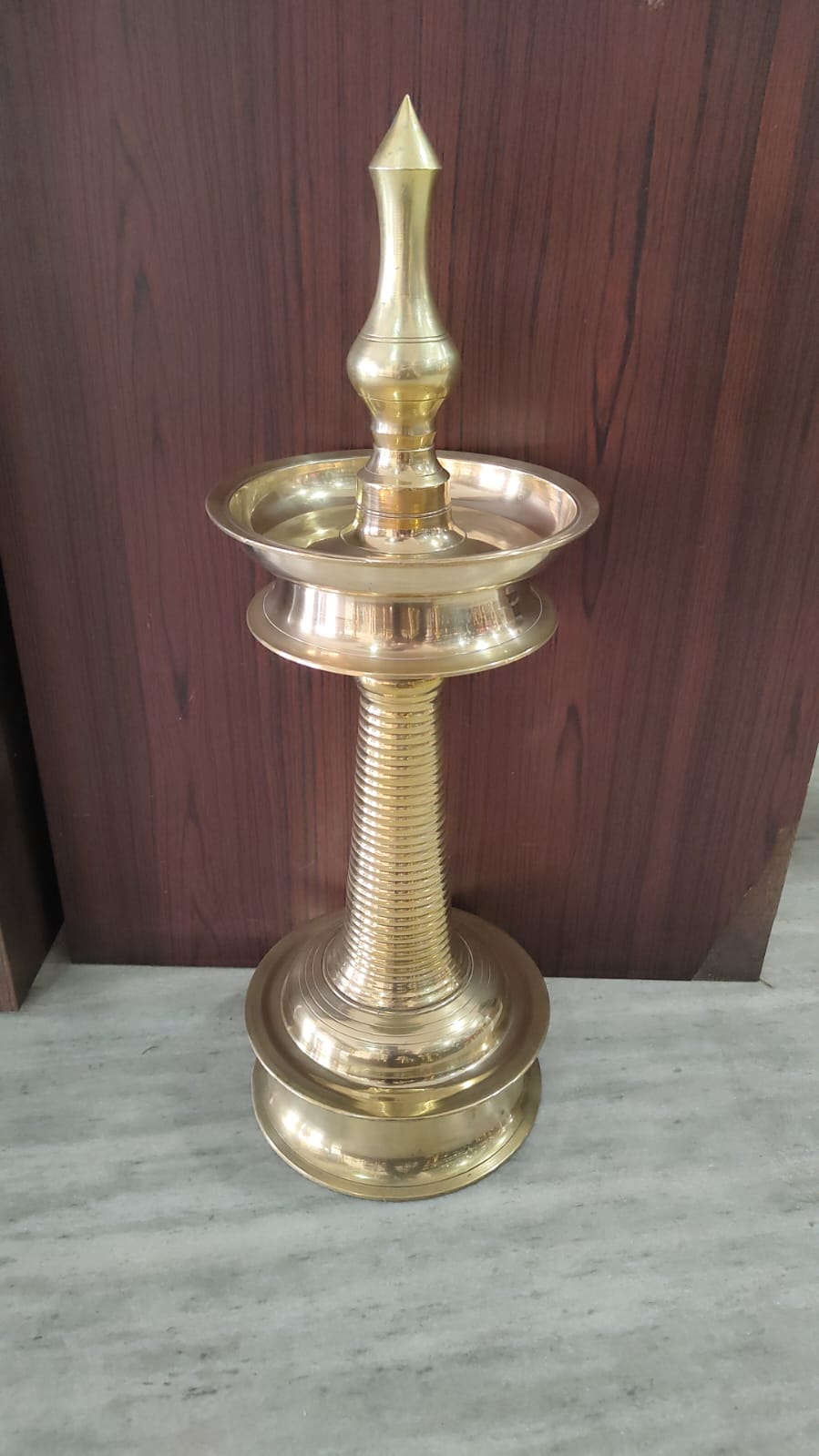 NILAVILAKKU 26" - Premium Brass from Cherakulam Vessels & Crockery - Just Rs. 6100! Shop now at Cherakulam Vessels & Crockery