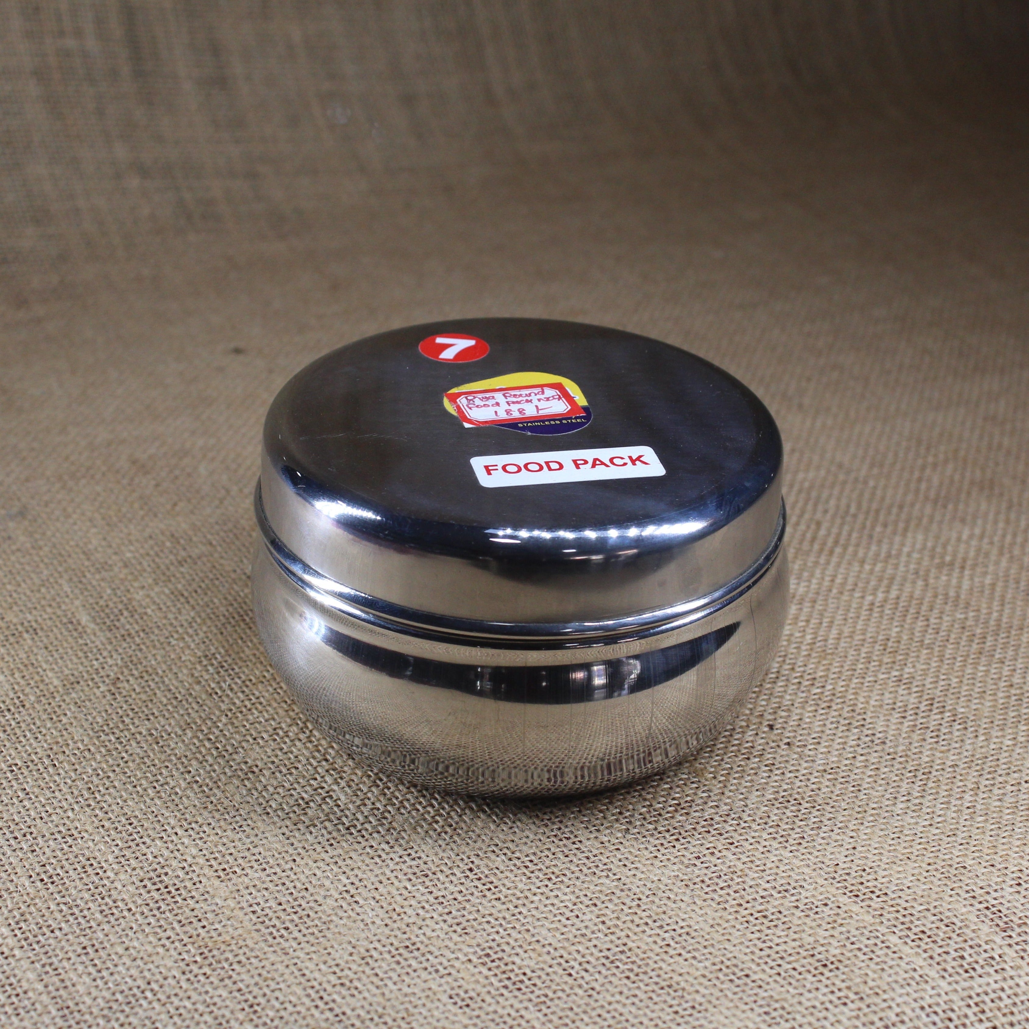 Stainless Steel  Round Tiffin Plate, 230g