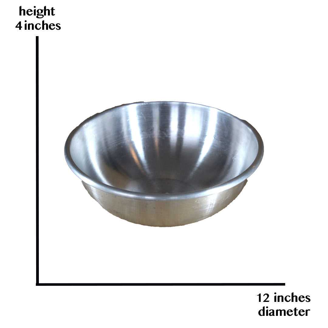 Aluminium Kadai Without Handle - Premium Aluminium from Cherakulam Vessels & Crockery - Just Rs. 86! Shop now at Cherakulam Vessels & Crockery