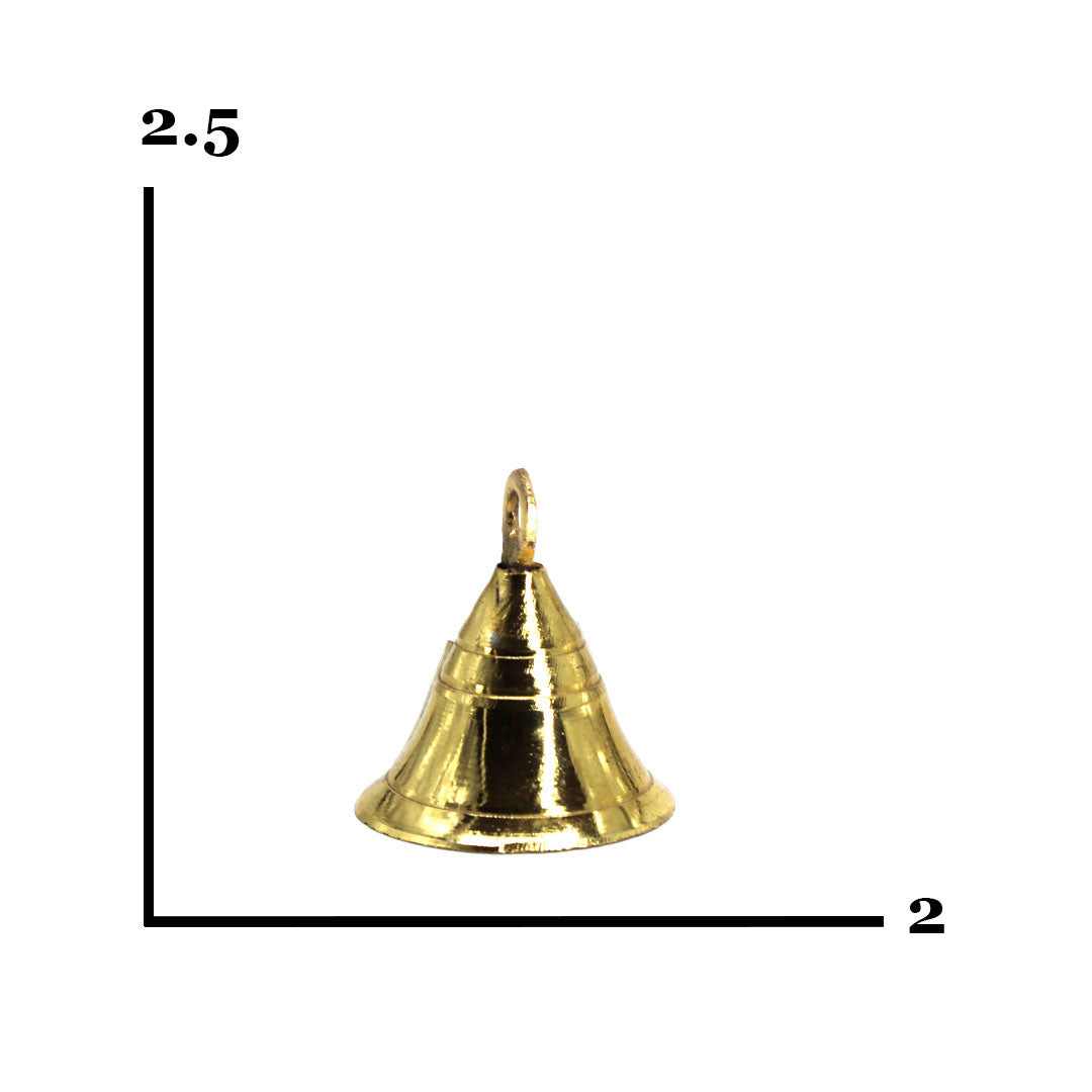 Gold Plated Bell - Premium Brass from Cherakulam Vessels & Crockery - Just Rs. 45! Shop now at Cherakulam Vessels & Crockery