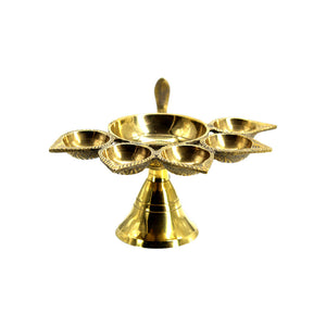 Pancha Arathi - Premium  from Cherakulam Vessels & Crockery - Just Rs. 178! Shop now at Cherakulam Vessels & Crockery