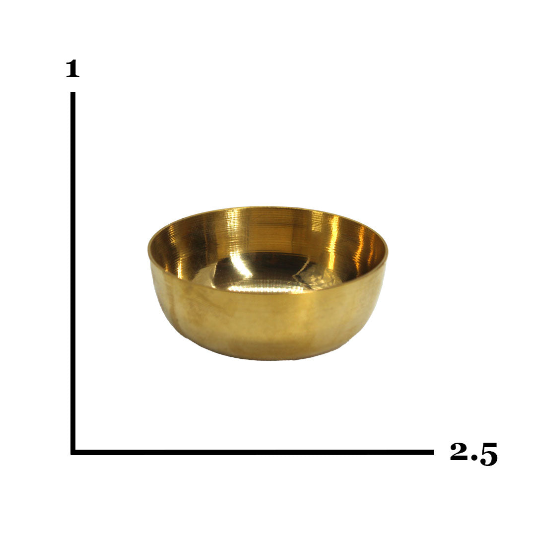 Brass Pyali Anda - Premium Brass from Cherakulam Vessels & Crockery - Just Rs. 90! Shop now at Cherakulam Vessels & Crockery