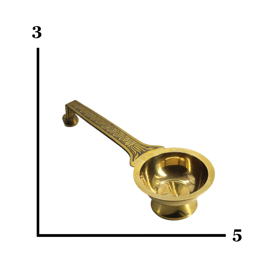 Brass Dhoop Arathi - Premium Brass from Cherakulam Vessels & Crockery - Just Rs. 617! Shop now at Cherakulam Vessels & Crockery