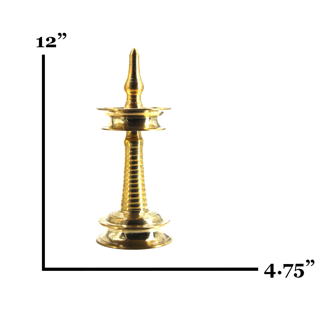 Nilavilakku Brass - Premium Brass from Cherakulam Vessels & Crockery - Just Rs. 1350! Shop now at Cherakulam Vessels & Crockery
