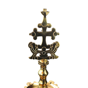 Cross Vilakk Brass - Premium Brass from Cherakulam Vessels & Crockery - Just Rs. 12799! Shop now at Cherakulam Vessels & Crockery