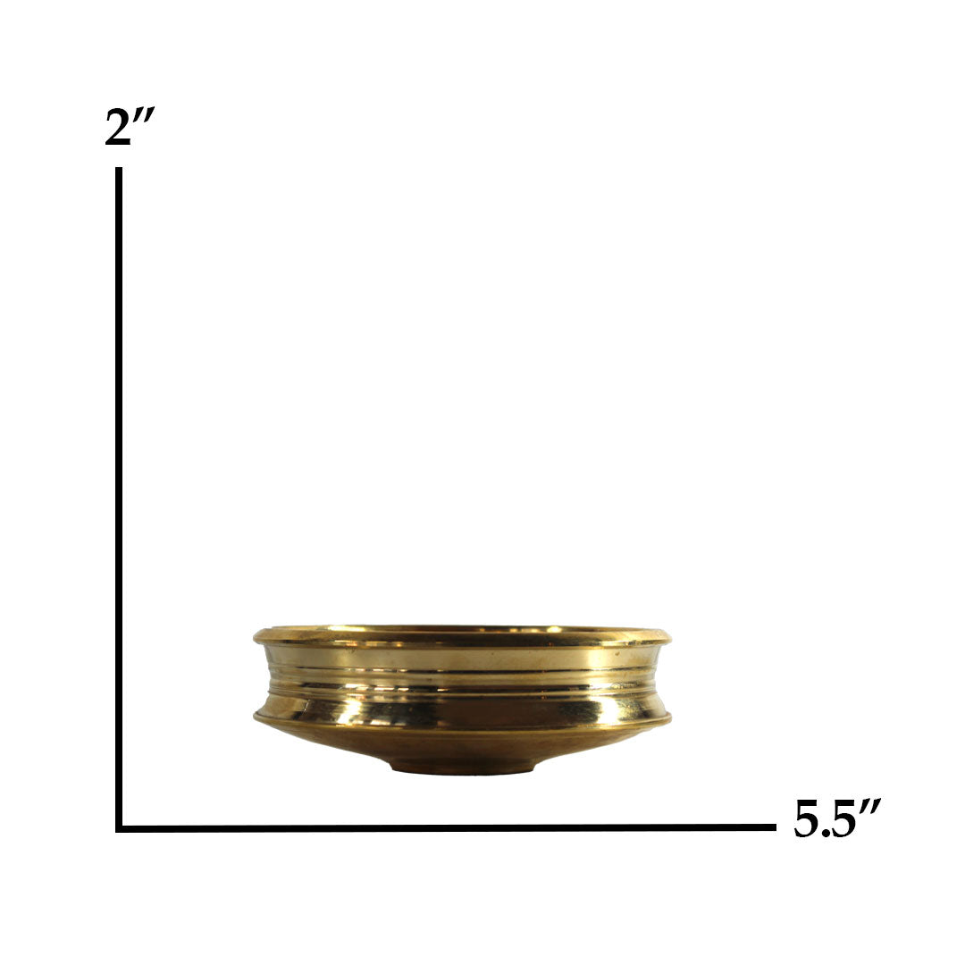 Brass Polished Uruli - Premium Brass from Cherakulam Vessels & Crockery - Just Rs. 980! Shop now at Cherakulam Vessels & Crockery