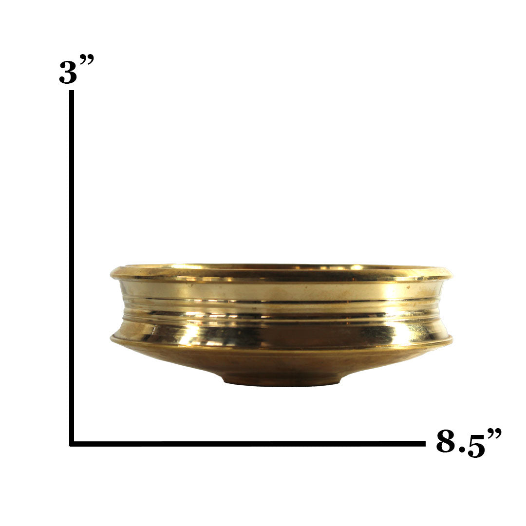 Brass Polished Uruli - Premium Brass from Cherakulam Vessels & Crockery - Just Rs. 980! Shop now at Cherakulam Vessels & Crockery