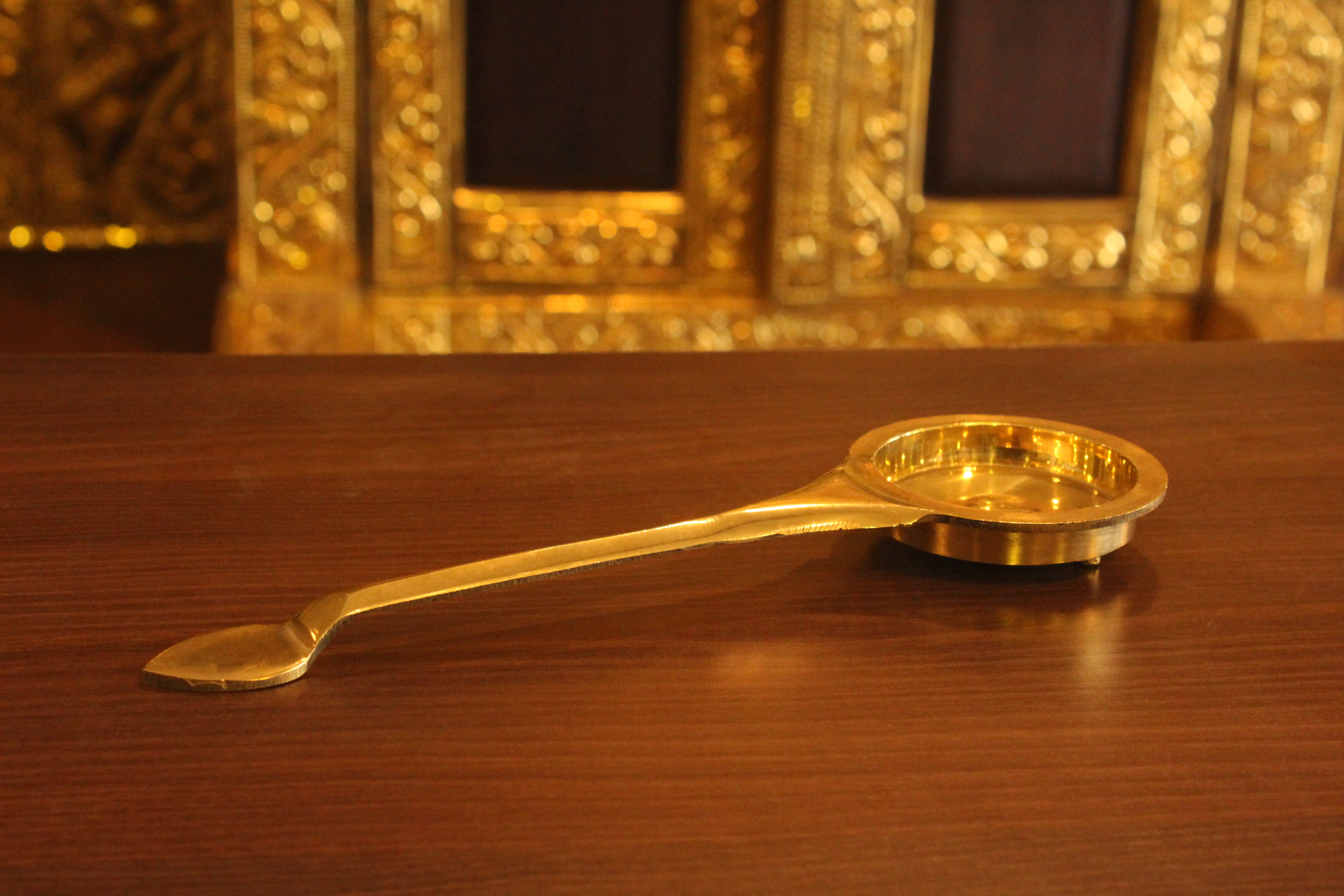 Pure Brass Ledal Aarti - Premium Brass from Cherakulam Vessels & Crockery - Just Rs. 234! Shop now at Cherakulam Vessels & Crockery