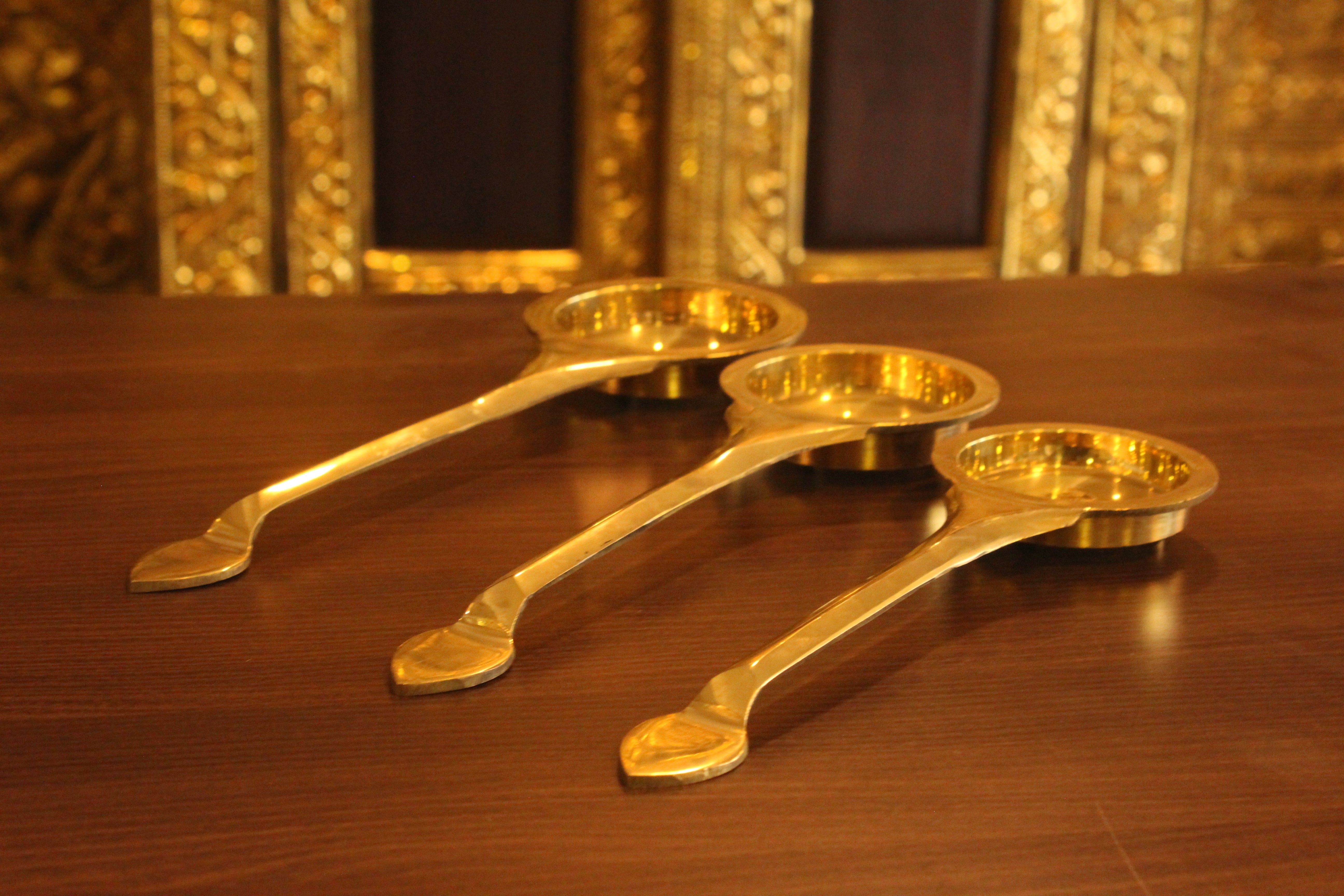 Pure Brass Ledal Aarti - Premium Brass from Cherakulam Vessels & Crockery - Just Rs. 234! Shop now at Cherakulam Vessels & Crockery