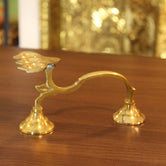 Brass Panch Arathi - Premium Brass from Cherakulam Vessels & Crockery - Just Rs. 230! Shop now at Cherakulam Vessels & Crockery