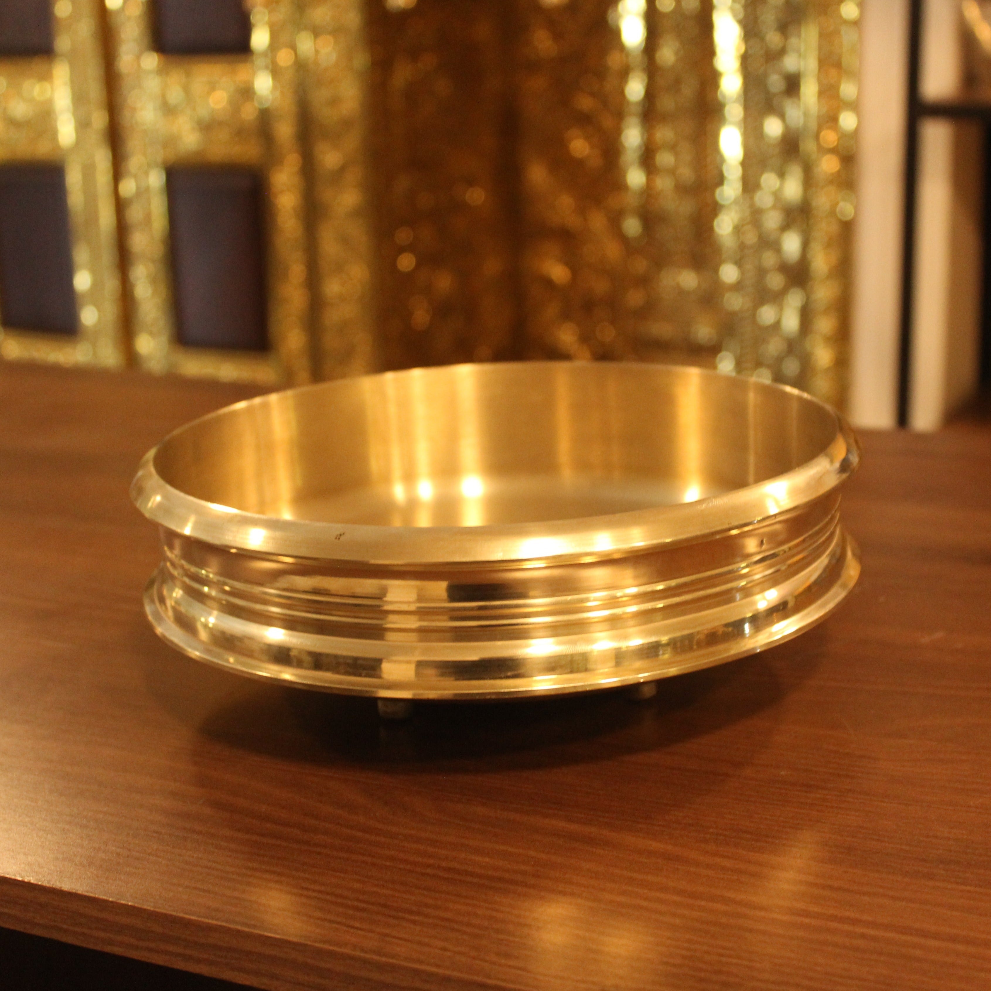 Brass Polished Uruli - Premium Brass from Cherakulam Vessels & Crockery - Just Rs. 980! Shop now at Cherakulam Vessels & Crockery